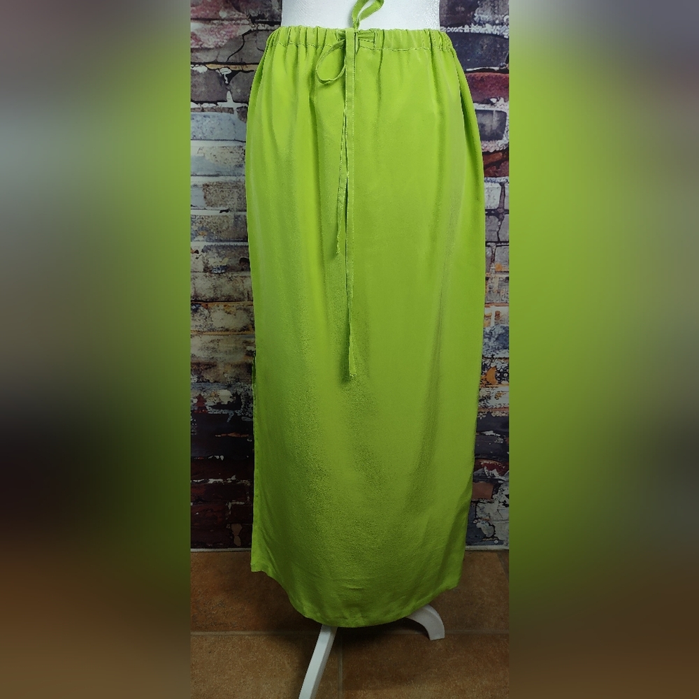 Vintage Lew Magram Collection Silk Crepe de Chine Skirt